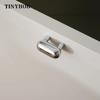 Hole 25mm / Brass Furniture Handles Modern Bright Chrome Pulls Cupboard Wardrobe Dresser Shoe Box Drawer Cabinet Wine Bar Knob