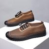 Brand New Summer Men Casual shoes Breathable Mesh cloth Loafers Soft Flats Sandals Handmade Male Driving shoes