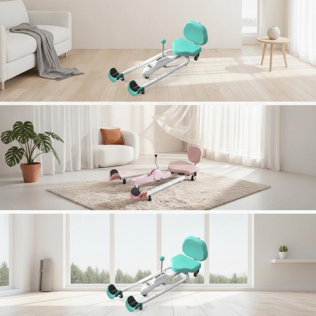 Leg Stretching Machine Manual Split with Timer Heavy-Duty for Home Gym