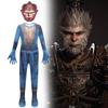 Wukong Myth Black Kids Costume Jumpsuit Mask Set Game Cosplay Halloween Party