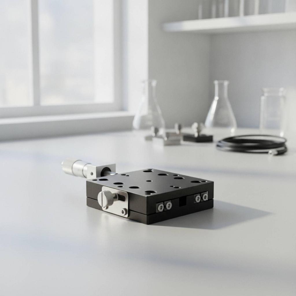 Compact Manual Sliding Stage Smooth Displacement Platform Long-Lasting