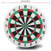 Dart Board Set with 2 Steel Tip Darts Double Side Staple-Free Dartboard Throwing Foam for Play Battle Game Party Supplie