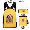 Classic Popular Peculiar Maneskin 3D Print 3pcs/Set pupil School Bags Laptop Daypack Backpack Inclined shoulder bag Pencil Case