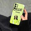 Singer B-Billie Eilish Phone Case For Samsung S25,S24,S21,S22,S23,S30,Ultra,S20,Plus,Fe,Note,10,9,5G Black Cover