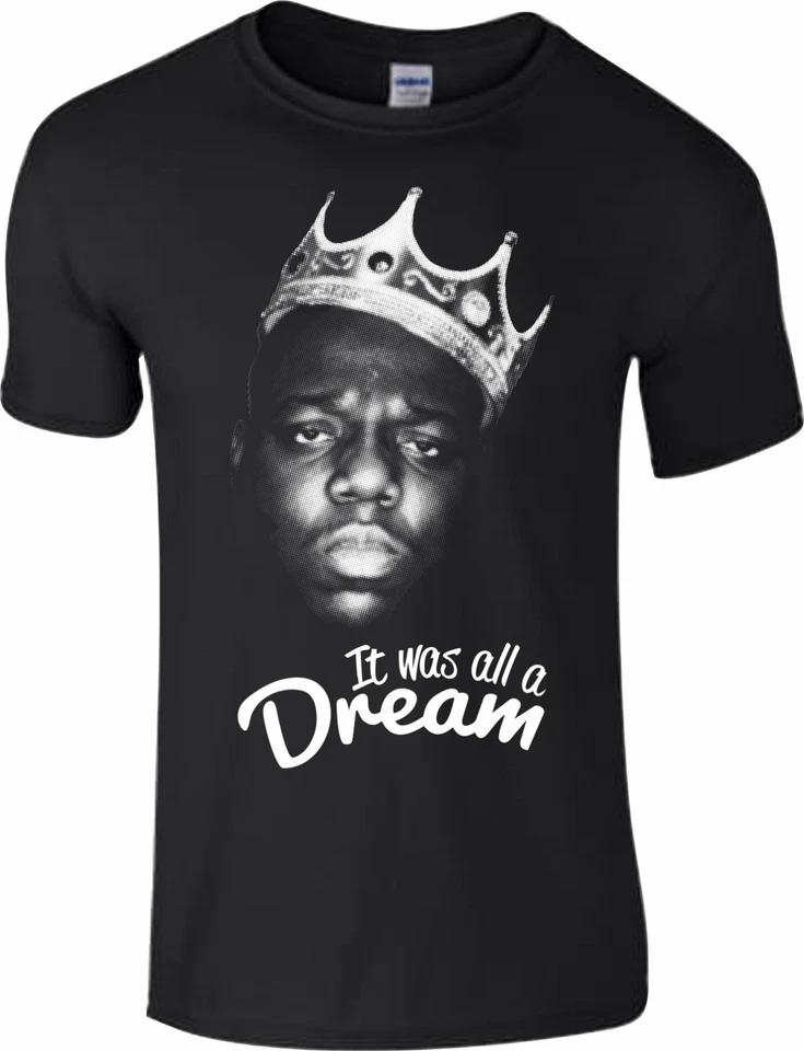 

Футболка The Notorious BIG Smalls Хип-хоп B.I.G. Тупак 2 Пак Мужчины Женщины M