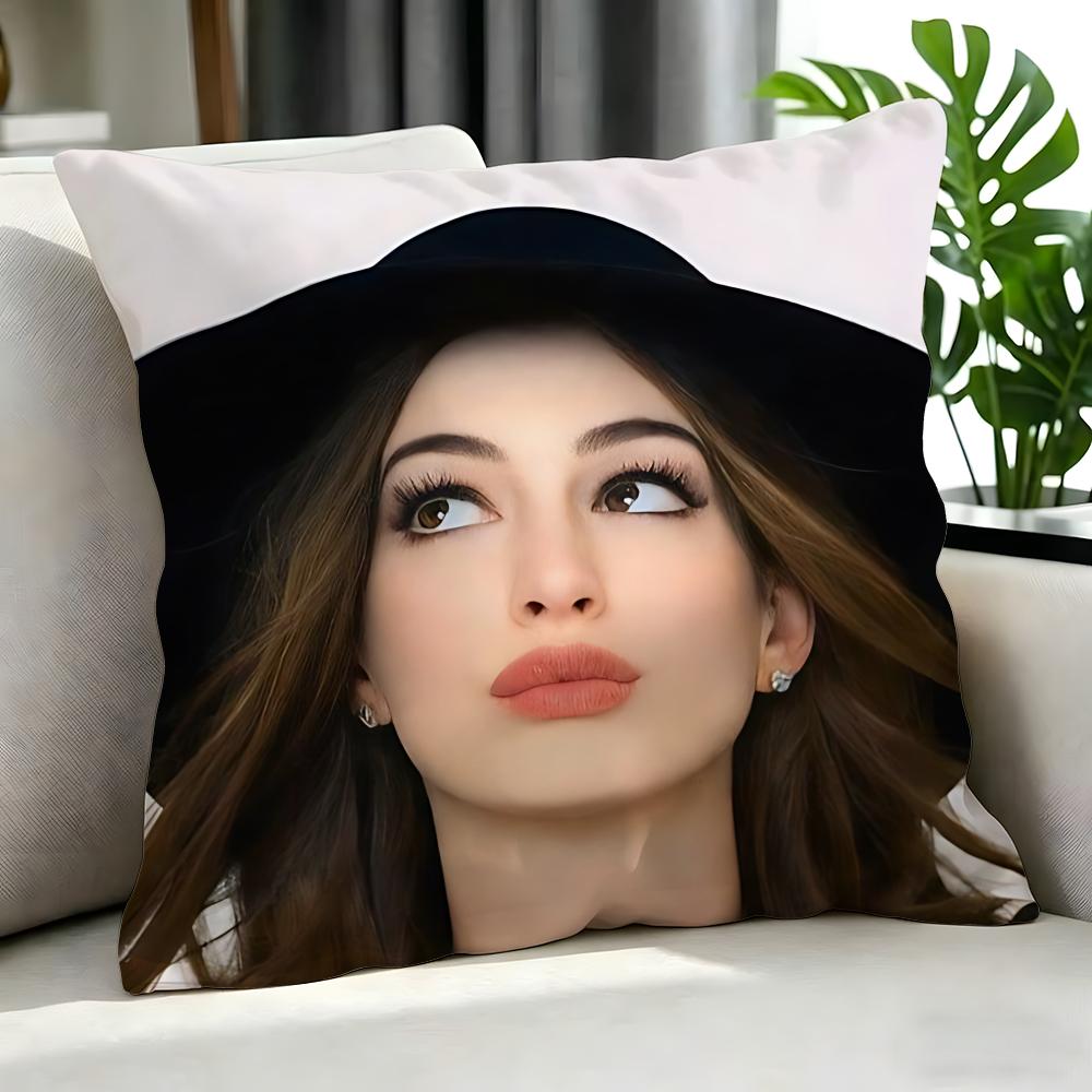movie Anne Hathaway Cushion Cover Cushion Cover Set Pcs x x x Pillowcase Decorative Sofa Home Decor