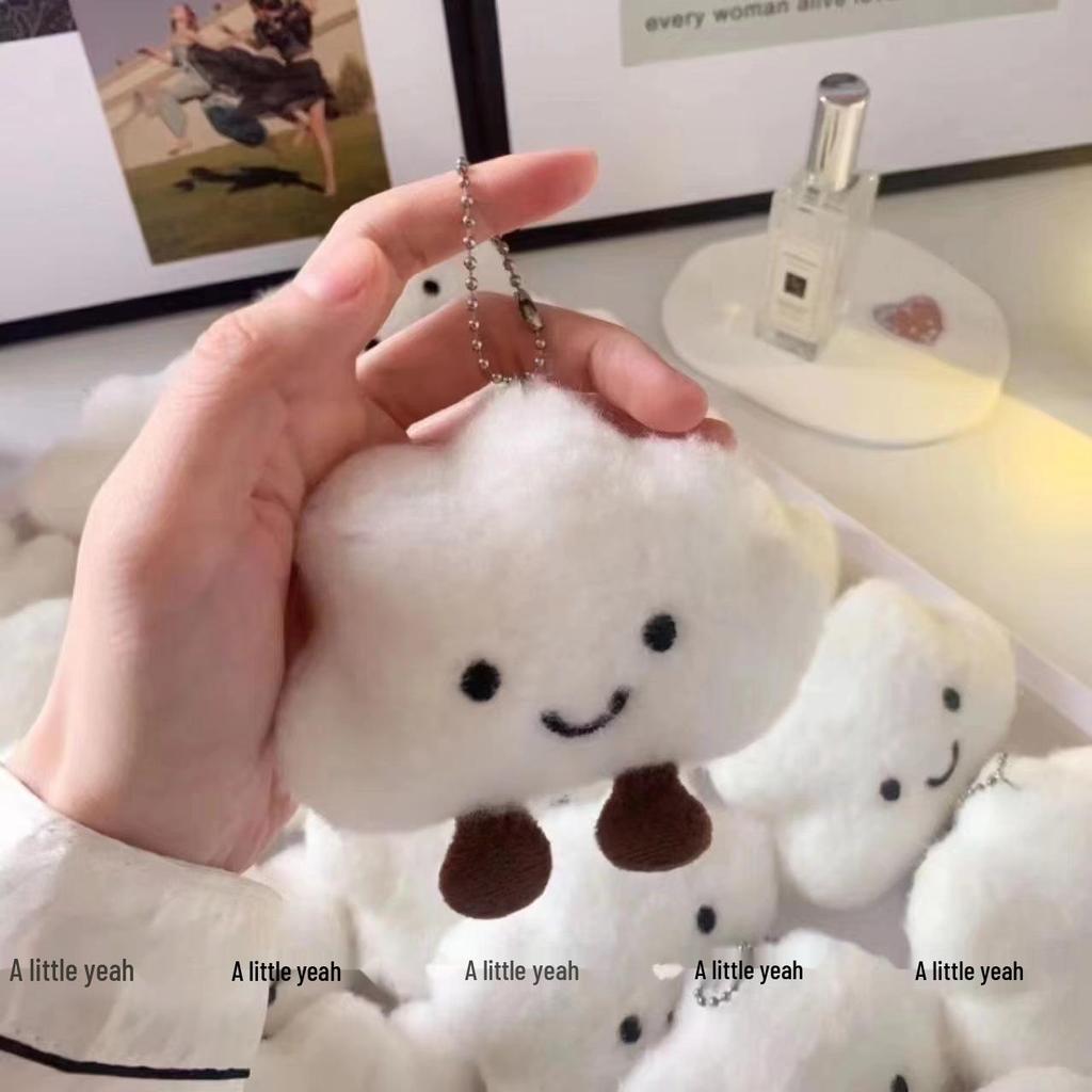 Pacha Dog Plush Doll: Cute Blush Heart Backpack Pendant, Cartoon Couple Gift