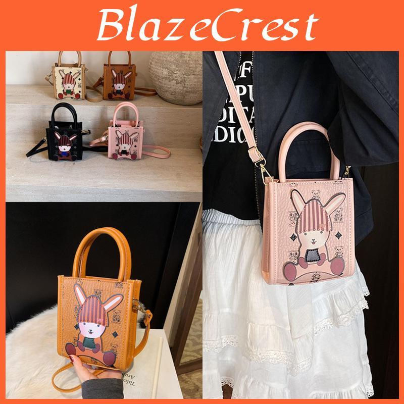 Korean Style Small Square Phone Bag With Stitching Details For Casual Outfits
