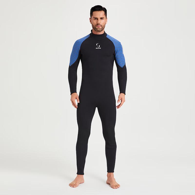 Men s 3MM Long Sleeve Full Wetsuit One Size
