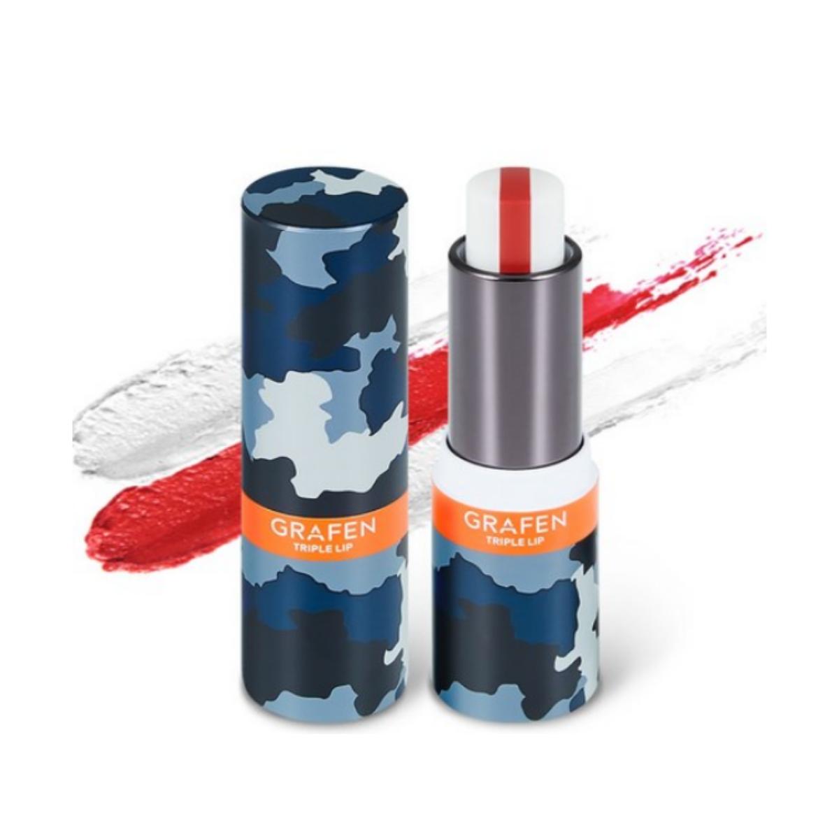 

Grafen Triple Мужской бальзам для губ 4,3 г, Красивые губы, 1 шт.