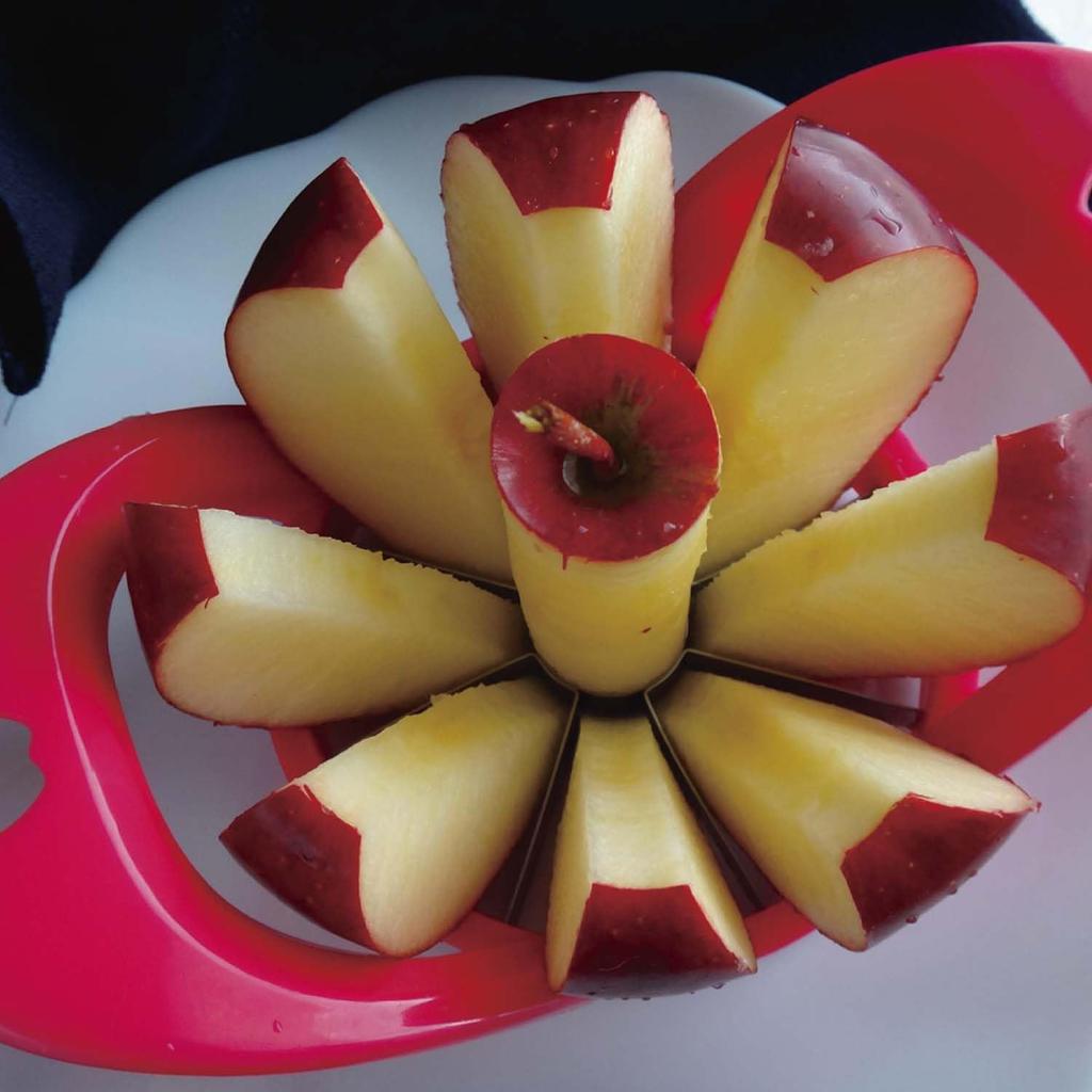 Kai Corporation Apple Cutter for Broad 8 Equal Easy to DH2614 Beans, Slices, Use,
