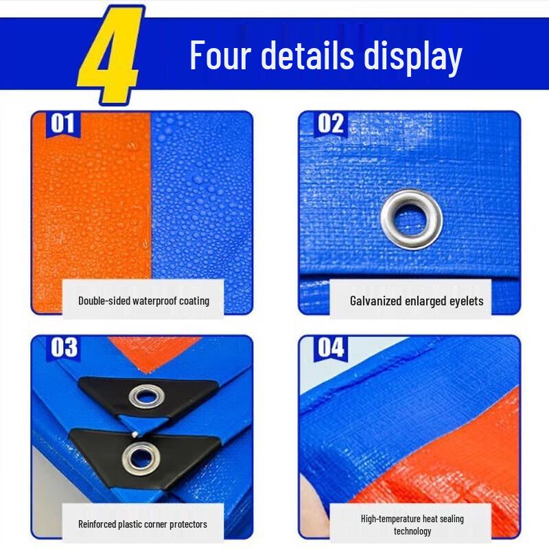 Outdoor Heavy-Duty Waterproof PE Tarp