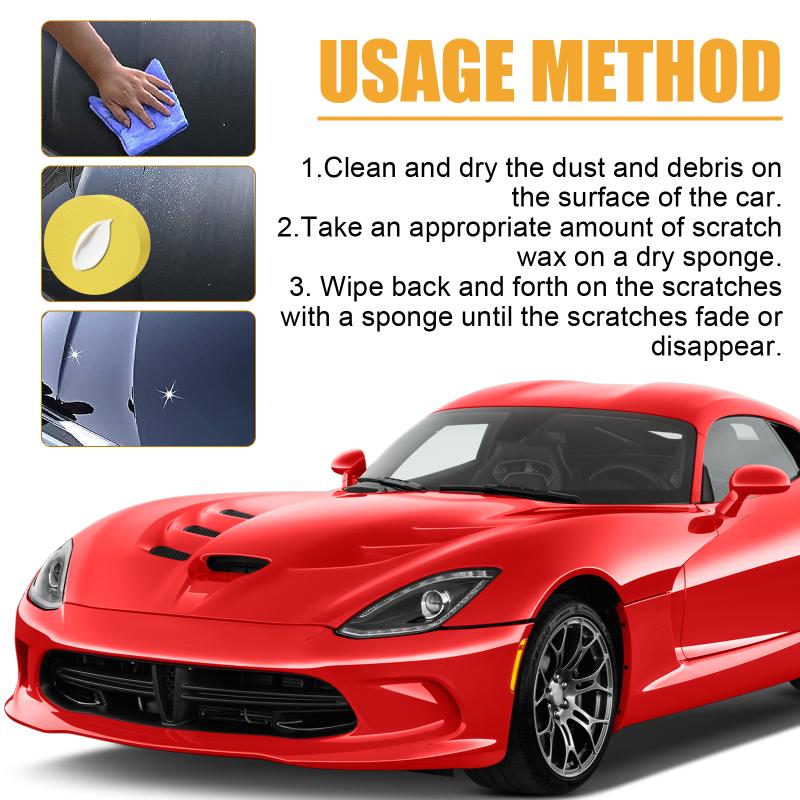 Vehicle Repair Paste Effective Deep Scuff Remover Car Paint Correction Solution for All Car Colors DIY Detailing
