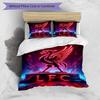 Set copripiumino 3 pezzi (1*Copripiumino + 2*Federe, Senza Nucleo),Set Biancheria da Letto con Stampa Liverpool F.C, Decorazione Camera da Letto, Per Tutte le Stagioni, Regalo di Compleanno