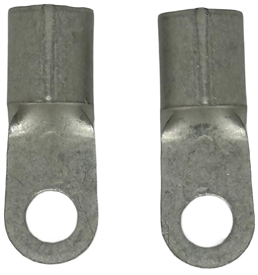 of Nichifu Bare Crimp Terminals for Copper Wire Made in Japan [MisakaZoo MO-Pack 2] R8-4S (R-Shaped), Round,