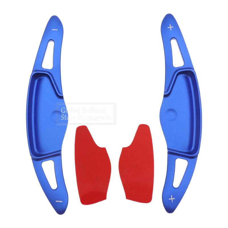 

2 шт. Автомобильный руль DSG Shift Paddle алюминиевый сплав Shift Extension для Hyundai ioniq Veloster Kona 2019-2020 синий