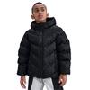 Childrens/Kids All Over Logo Hooded Puffer Jacket