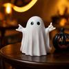 Halloween Gift for Kids Ghost Gnome Figurines, Resin Tabletop Decoration, Cute Party Supplies Statue, Decorative Ornaments Indoor Outdoor Home