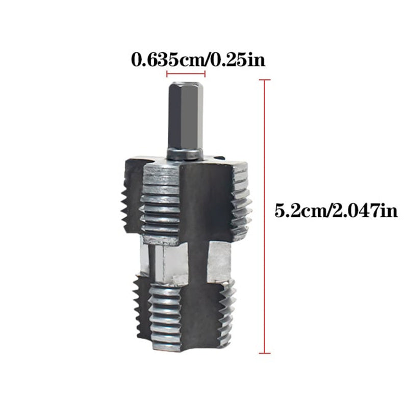 

20mm-25mm Pipe Tap for PPR PPE with Hex Shank,Steel Pipe Thread Cutting Tool Right-Hand Cutting 1Set 1PC
