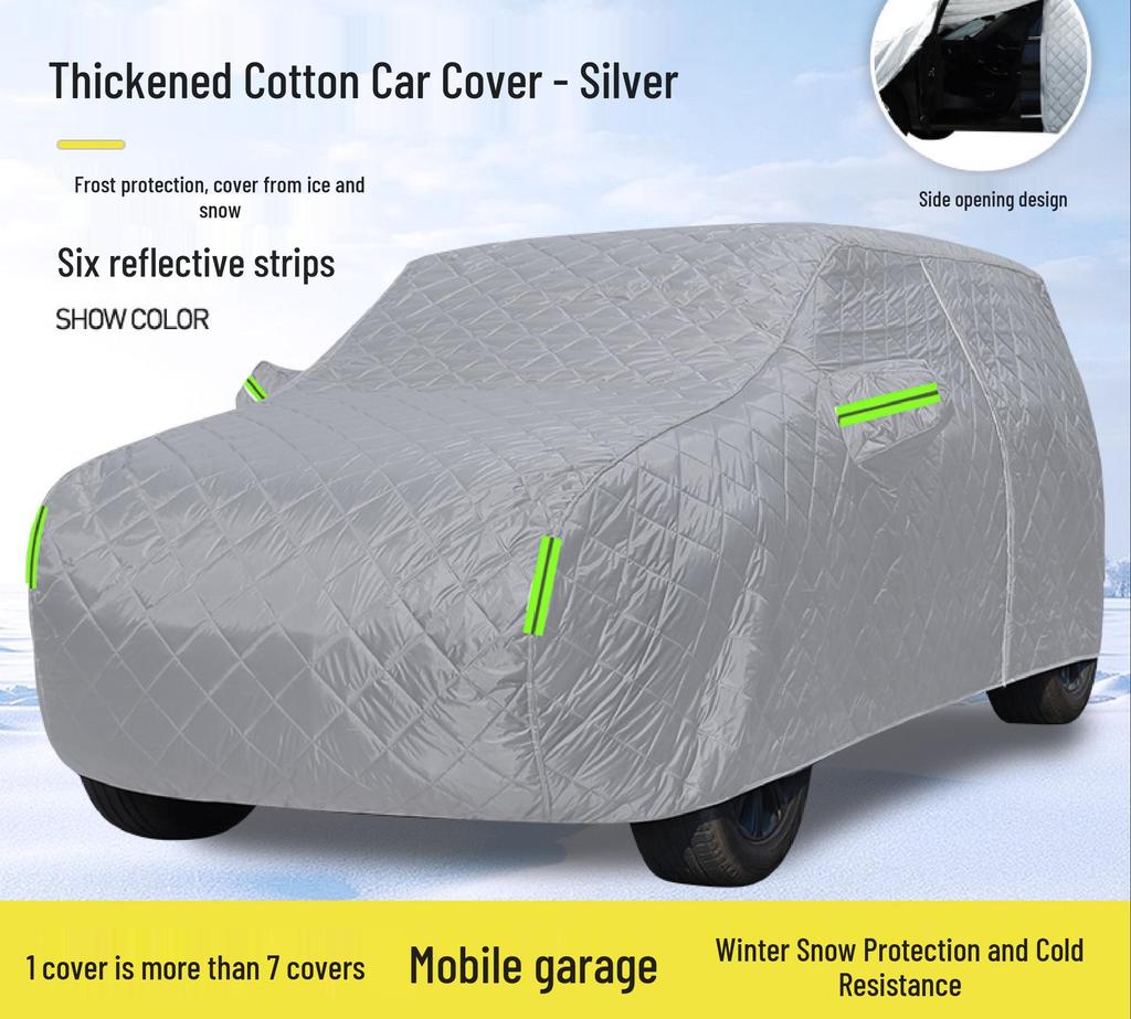 Thickened Aluminum Foil All-Season Hail-Protection Waterproof Car Cover