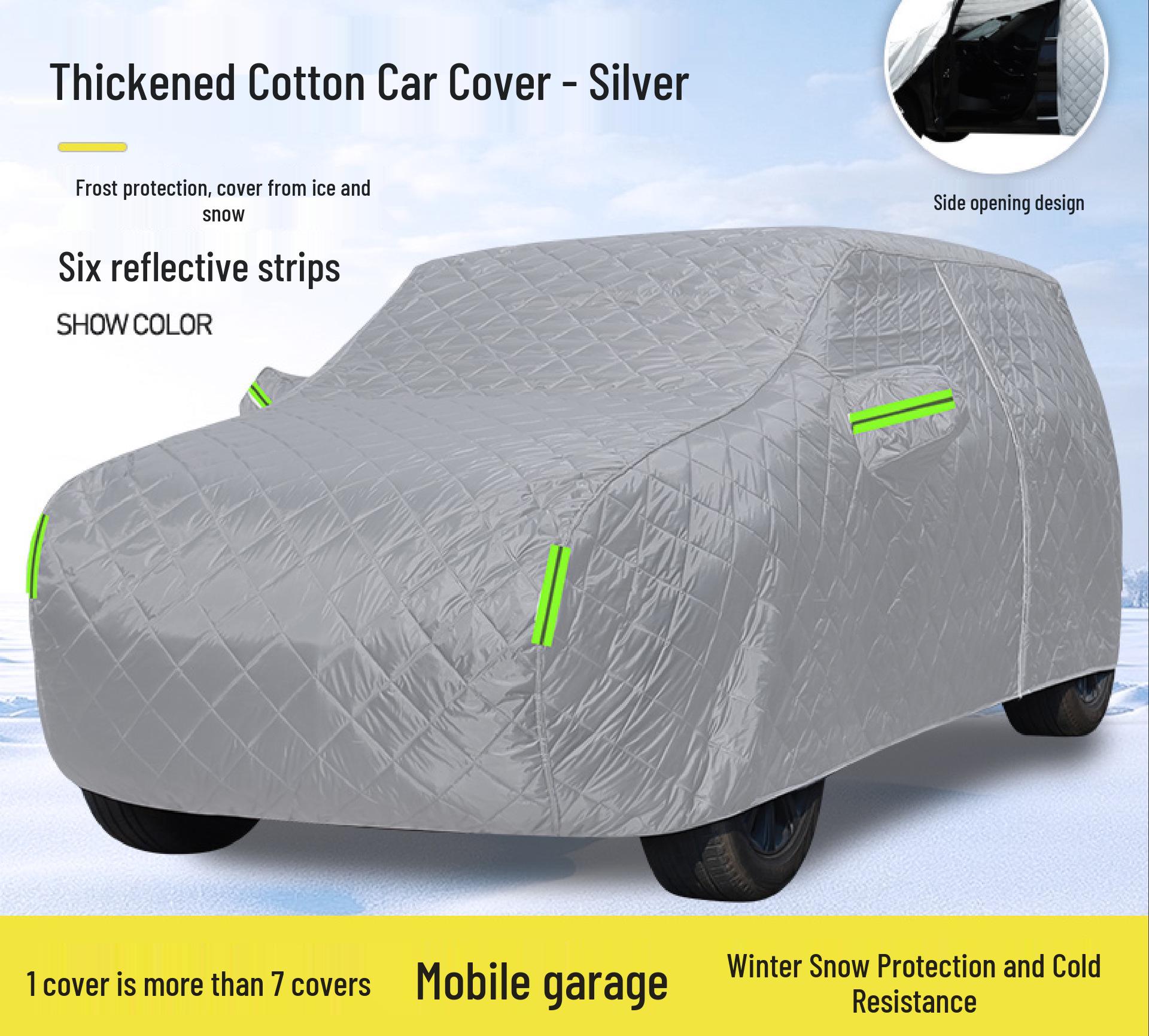 

Утолщенный алюминиевый сплав Всесезонный Водонепроницаемый Чехол для Автомобиля с Защитой от Града 2M Hatchback Medium