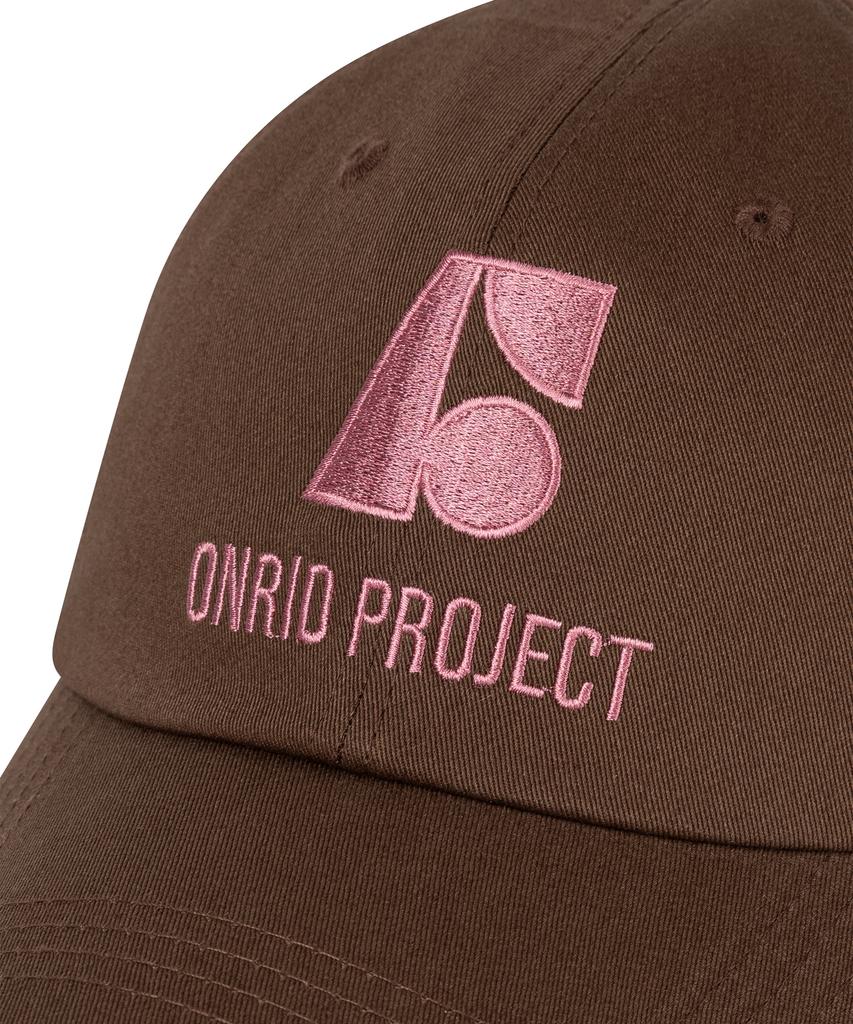 ONRIDPROJECT Essential Symbol Ball Cap - Brown Pink
