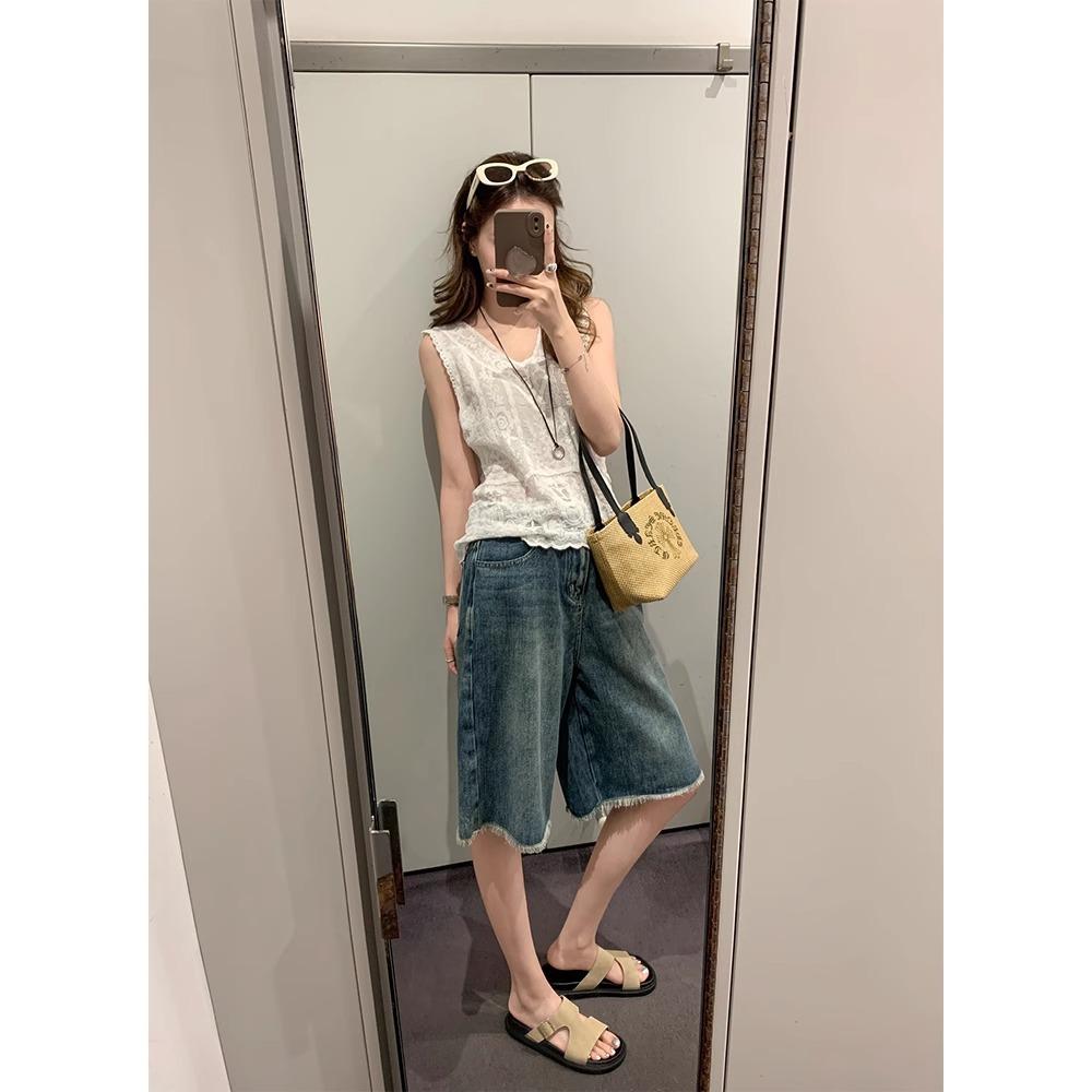 Cowhide version~ Beautiful buckle with thick-bottomed casual beach slippers for women's sandals to wear outside summer