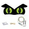 Halloween LED Eye Light Decoration Large Wooden Glowing Flashing Eye Light with 8 Color Modes for Bushes Trees Windows Yard Halloween Decor