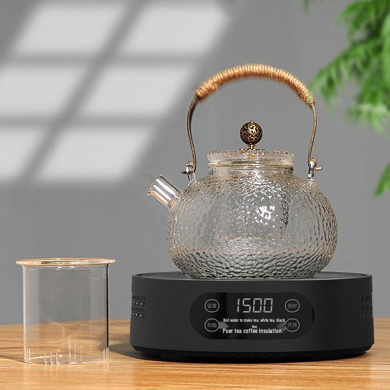 Smart Electric Glass Tea Cooker: Compact Ceramic Stove & Health-Preserving Hot Plate Kettle Gift