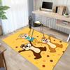 1pc. Cute Cartoon Animal Print Rug for Home Office Chair Cover Outdoor Decoration Giftz049009
