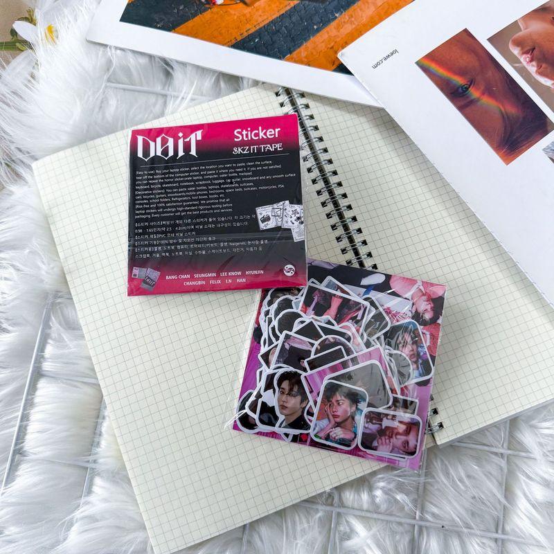 Neue Stray Kids Pcs Aufkleber Mini Album Pop Merch Wasserdichte Aufkleber für Gepäck Laptop Tagebuch Felix Fans Kollektion DO IT K 97 Kinderfreundlich