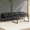 VidaXL Garden Lounge Set 5 Pcs with Cushions Patio Furniture Terrace Furniture Set Outdoor Furniture Aluminium 3115918