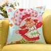 Cute S-Strawberry S-Shortcake-Girl Various Sizes Square Pillow Case For Car Home Bedchamber Decor