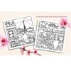 Cute Paris A Kawaii Coloring Book Adventure: Color Adorable Paris Landmarks and Cute Kawaii Characters  Perfect for Kids  Adult