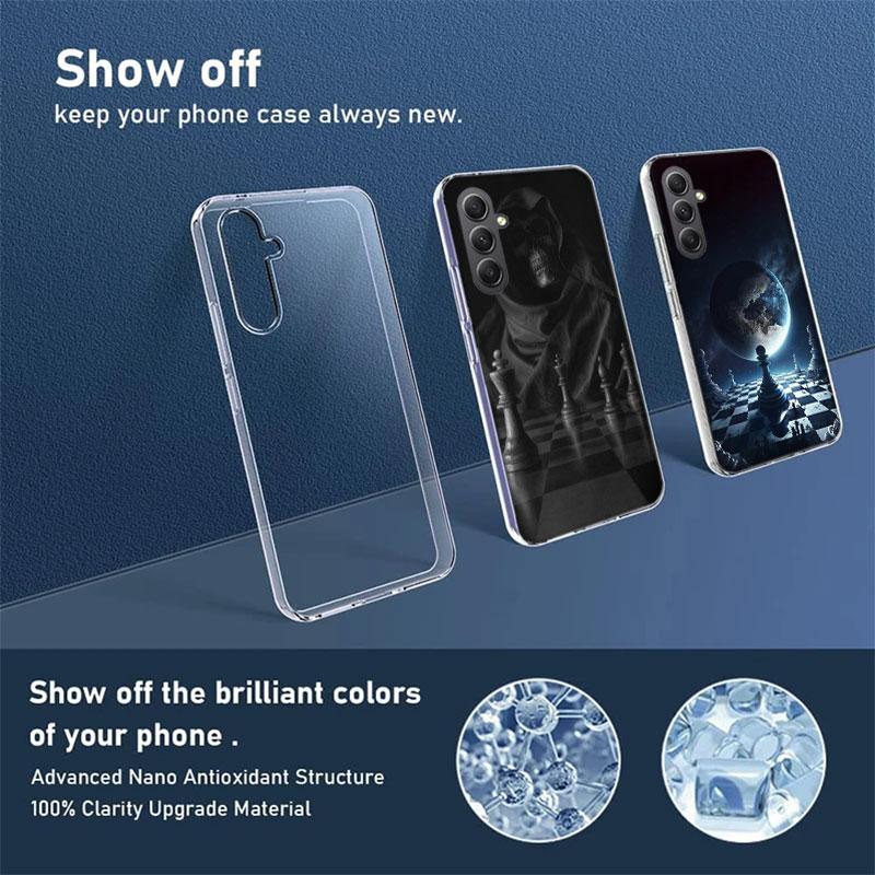 Competitive Chess Game Phone Case for Samsung A16 A26 A36 A56 A17 A37 A57 A07 A06 A02S A03 A04S A05S Galaxy Note 20 10 A50S A71
