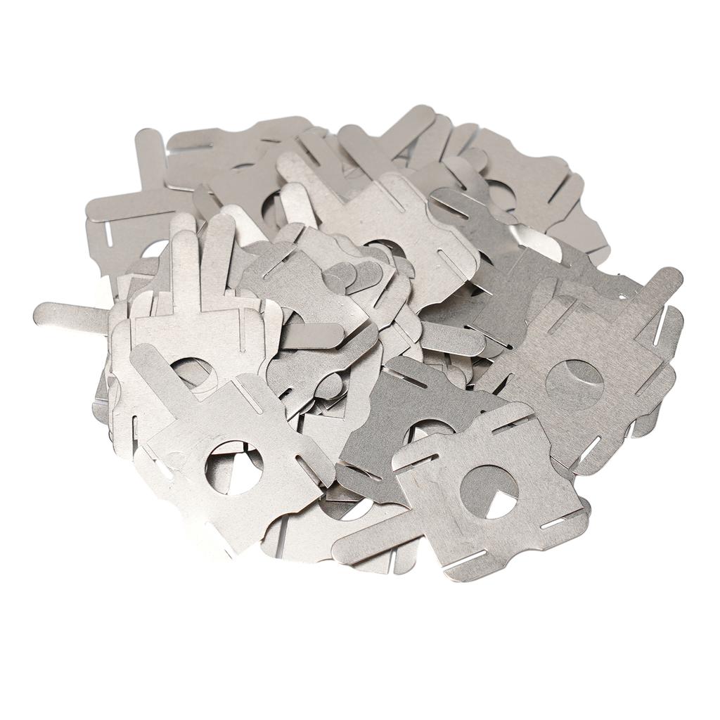 50Pcs 4S Lithium  Battery Pack  Replace Spot  Welding Nickel Plate Plating Nickle Sheet U-shaped Strap Sheets Welding Soldering