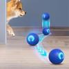 Intelligente Katze Hund Rollende Ballspielzeuge Wiederaufladbare Katzenspielzeug Ball Bewegungsball Selbstbewegendes Kätzchenspielzeug für Interaktives Spielen im Innenbereich