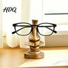 Vintage Style Desk Organizer Big Nose Glasses Holder, Retro Resin Eyeglass Stand, Artistic Sculpture Statue Humorous Eyewear Display for Home