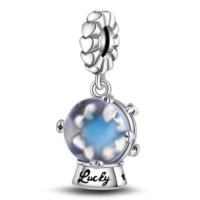 100% Copper Princess Dress Castle Witch Prince Dream Series Charms Beads Fit 3Mm Original Bracelets Diy Fine Jewelry Making