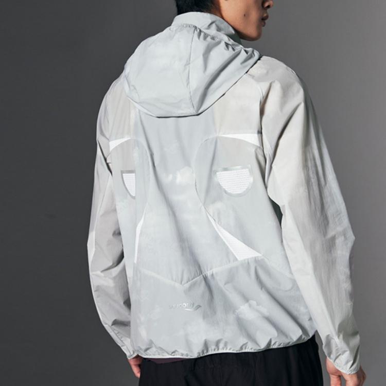 SAUCONY Nathan Bell Series Running Training Casual Loose Breathable Lightweight Jacket Men Jacket Moon-Shadow-Gray SA2259SC41C-PR250