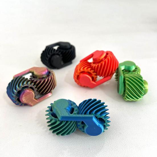Brinquedo Fidget Spinner Impresso em 3D Alívio de Estresse Ansiedade Giratório de Engrenagens Brinquedos Sensoriais Portátil para Viagem Melhora o Foco Brinquedo Fidget de Engrenagens para Escritório
