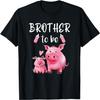 Brother To Be Pig Baby Shower For Boy Or Girl T-Shirt