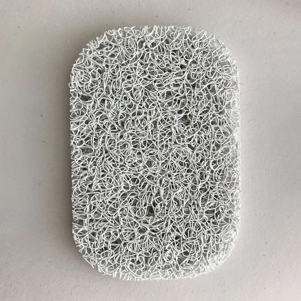 New PVC Soap Mat SOAP SAVERanti-mildew Anti-slip Drainmat Simplewashbasin Bathroom