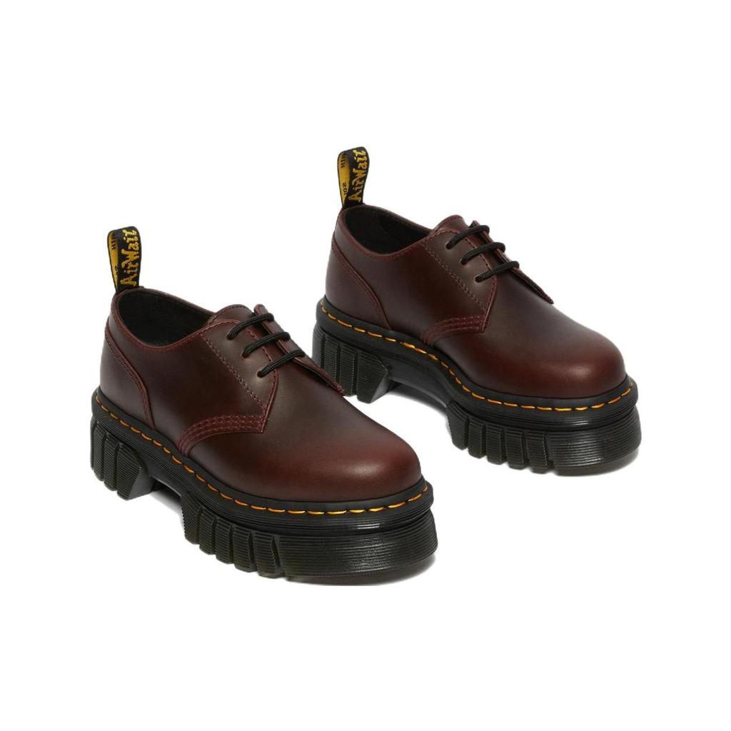 Dr. Martens Leather Casual Shoes Women Shoes Burgundy 27815211