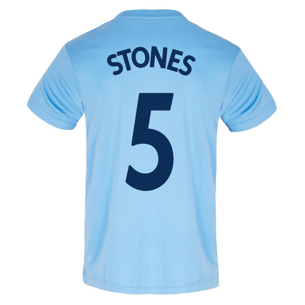 Manchester City FC Mens John Stones 5 Polyester T-Shirt