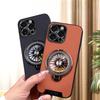Unzip Gyro Bracket Suitable for Apple 16 ProMax Mobile Phone Case High-end Leather IPhone 15 Fall Protection Case 14