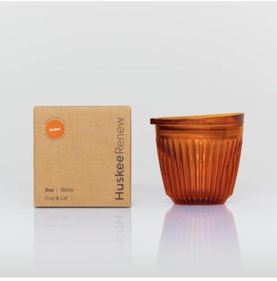 

Стакан-тамблер для кофе Husky Renew с крышкой 175 мл Янтарный T06PA01 (6 унций) янтарь