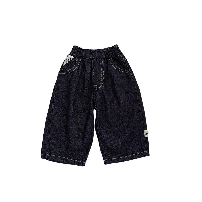 Baby Foreign Style Small Suit Spring New Baby Casual Sports Hooded Sweater Children'S Versatile Jeans