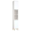 Bathroom Cabinet White 30x30x190 cm Particleboard