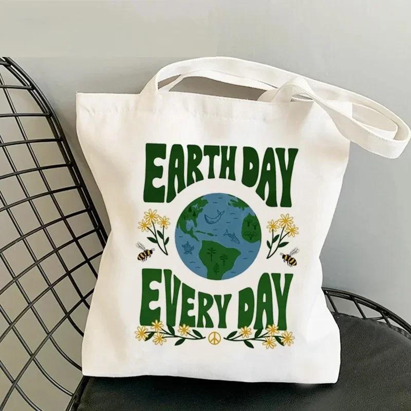 Lightweight Women Shoulder Bags Fashion Foral Canvas Tote Bag Large Capacity Shopping Shopper Handbag No Zipper Girl Handbags